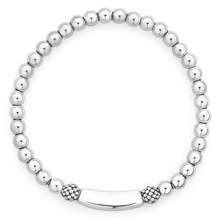 Top view of Nana Stretch Bead Bracelet